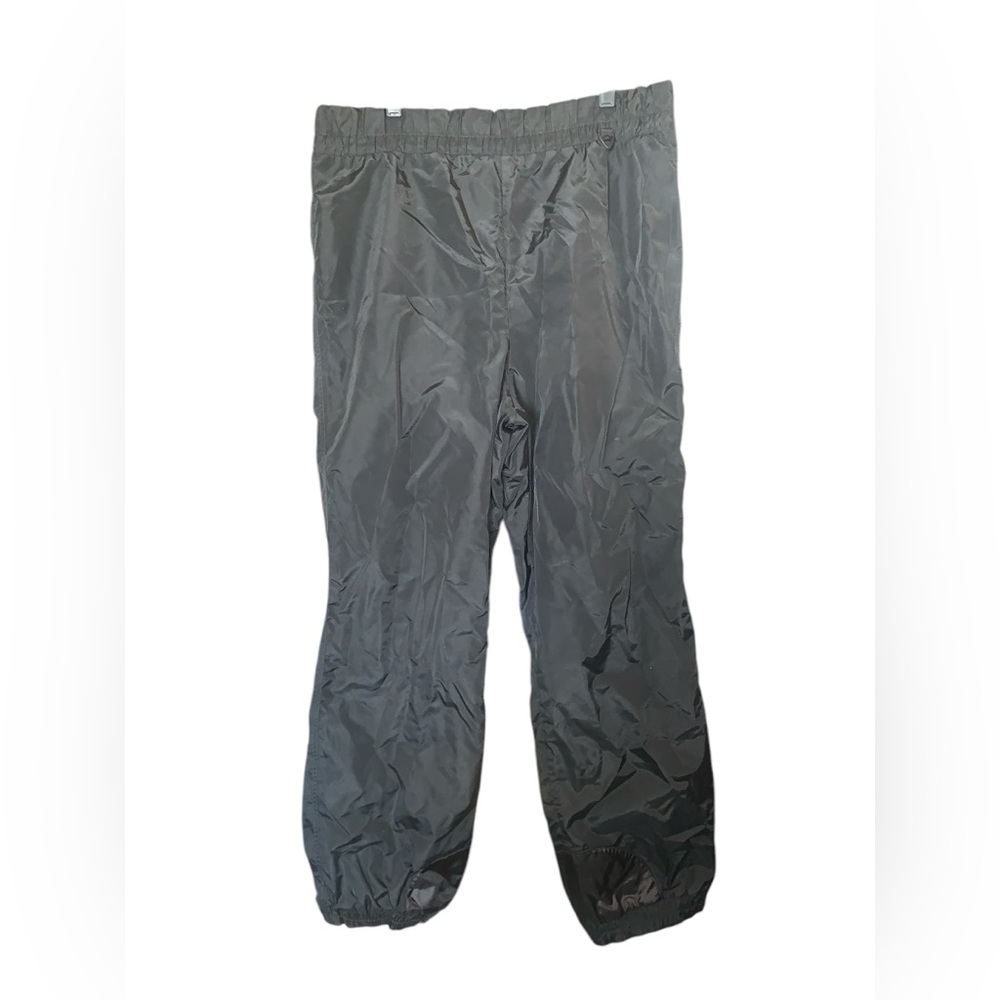 Vintage 90’s Columbia Black‎ And Neon Pink Windbreaker Pants Size Large